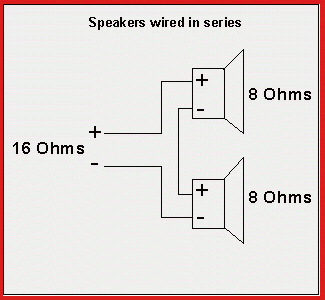 Serial speaker connection